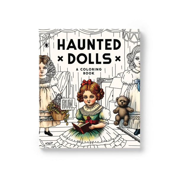 Haunted Dolls Coloring Book Chronicle Books - Brass Monkey Books - Coloring