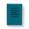 Definitely Not My Passwords Tiny Password Diary Chronicle Books - Brass Monkey Books