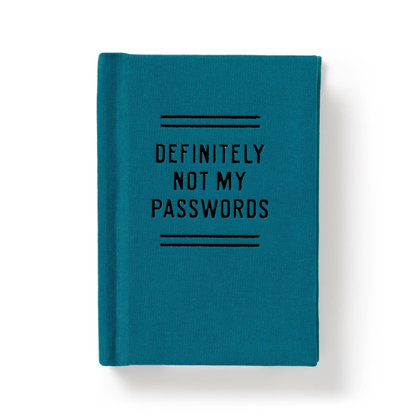 Definitely Not My Passwords Tiny Password Diary Chronicle Books - Brass Monkey Books