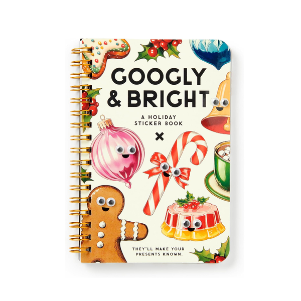 Googly And Bright Sticker Book Chronicle Books - Brass Monkey Books