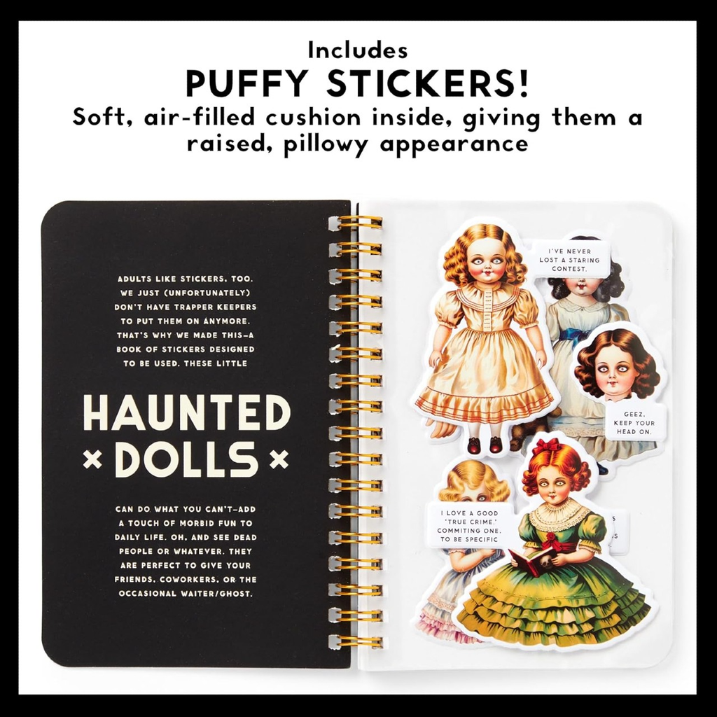 Haunted Dolls Sticker Book Chronicle Books - Brass Monkey Books