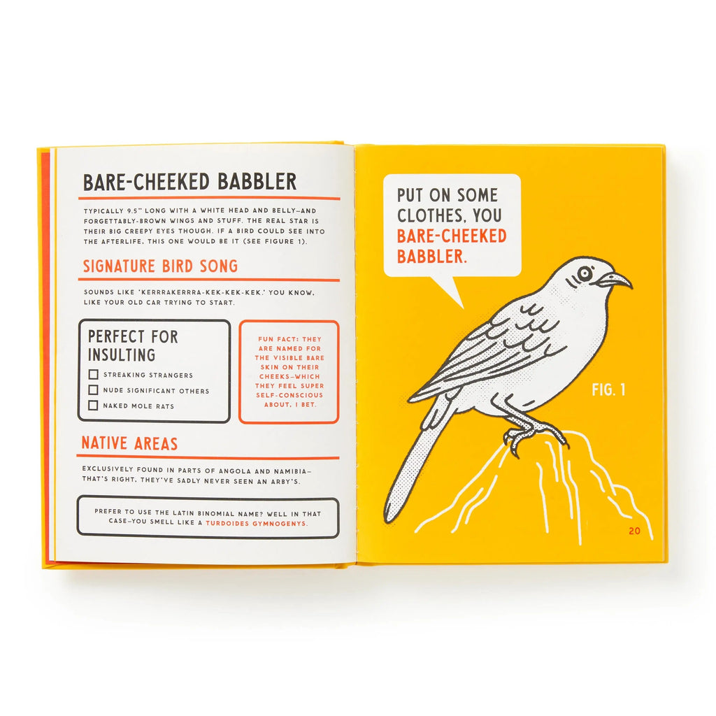 Illustrated Guide to Birds that Sound like Insults Book Chronicle Books - Brass Monkey Books
