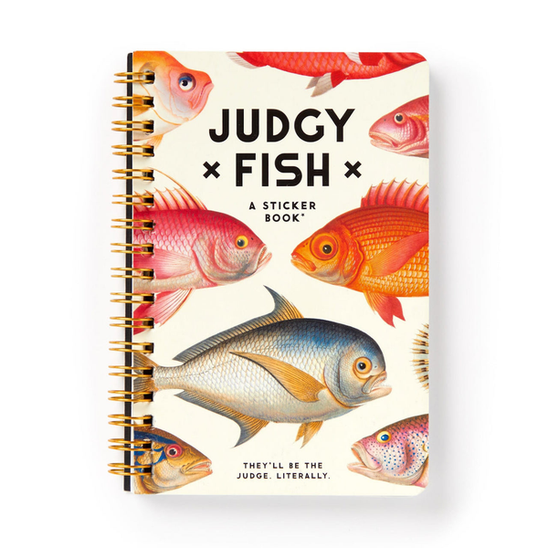 Judgy Fish Sticker Book Chronicle Books - Brass Monkey Books
