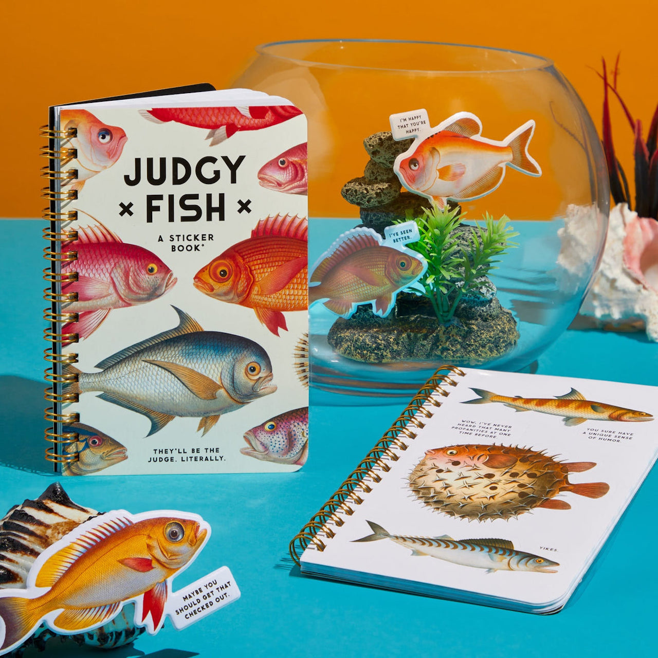 Judgy Fish Sticker Book – Urban General Store
