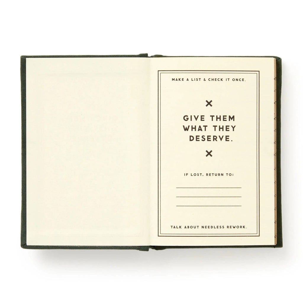 Naughty and/or Nice Tiny Diary Chronicle Books - Brass Monkey Books