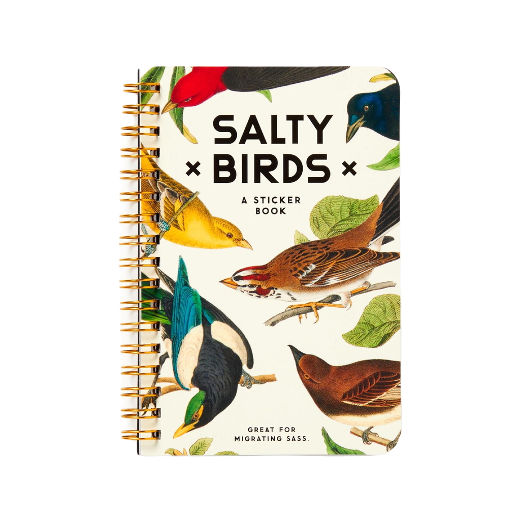 Salty Birds Sticker Book Chronicle Books - Brass Monkey Books