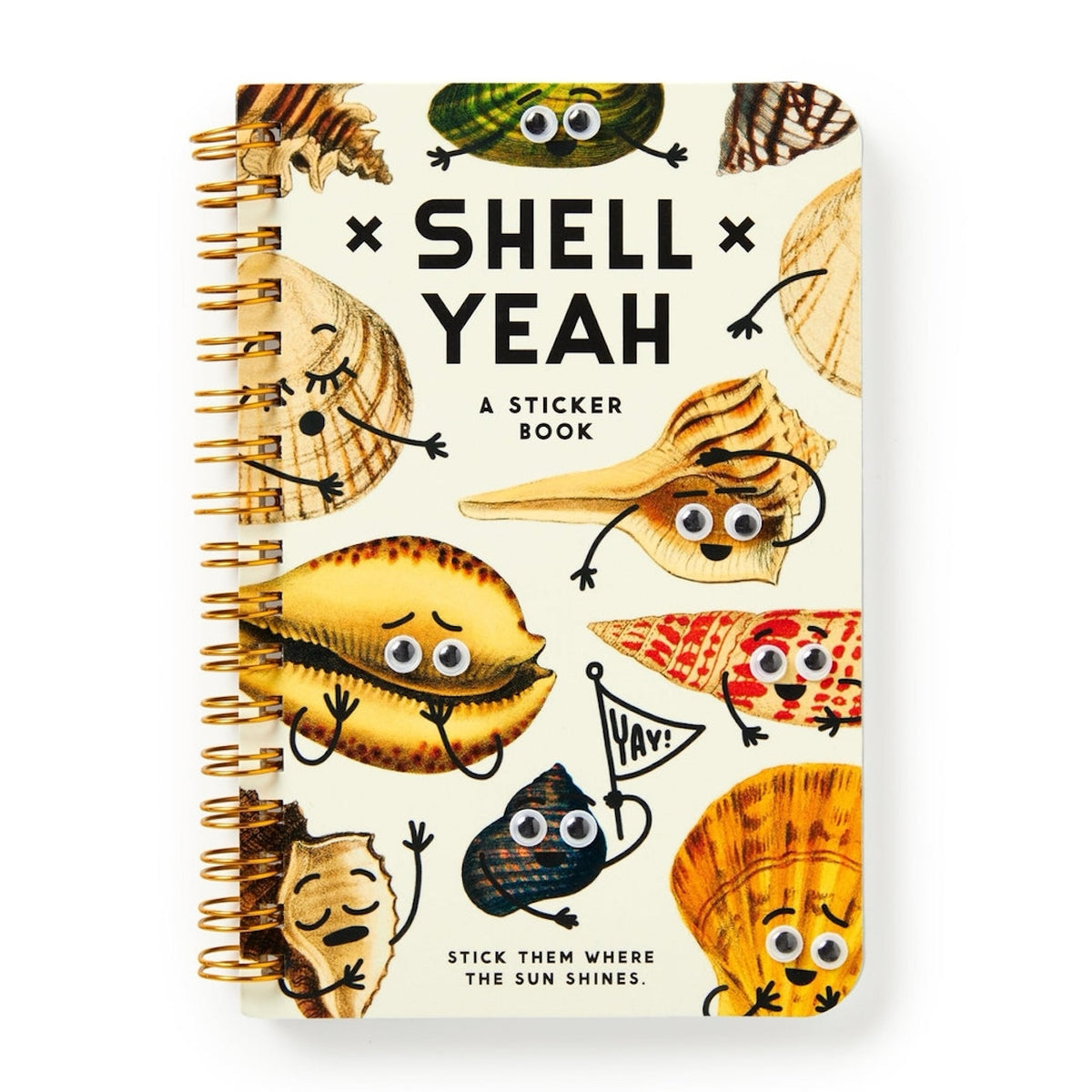 Shell Yeah Googly Eyes Seashell Sticker Book – Urban General Store