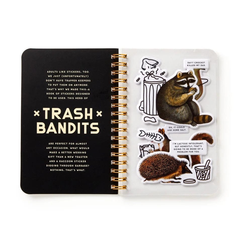 Trash Bandits Sticker Book Chronicle Books - Brass Monkey Books