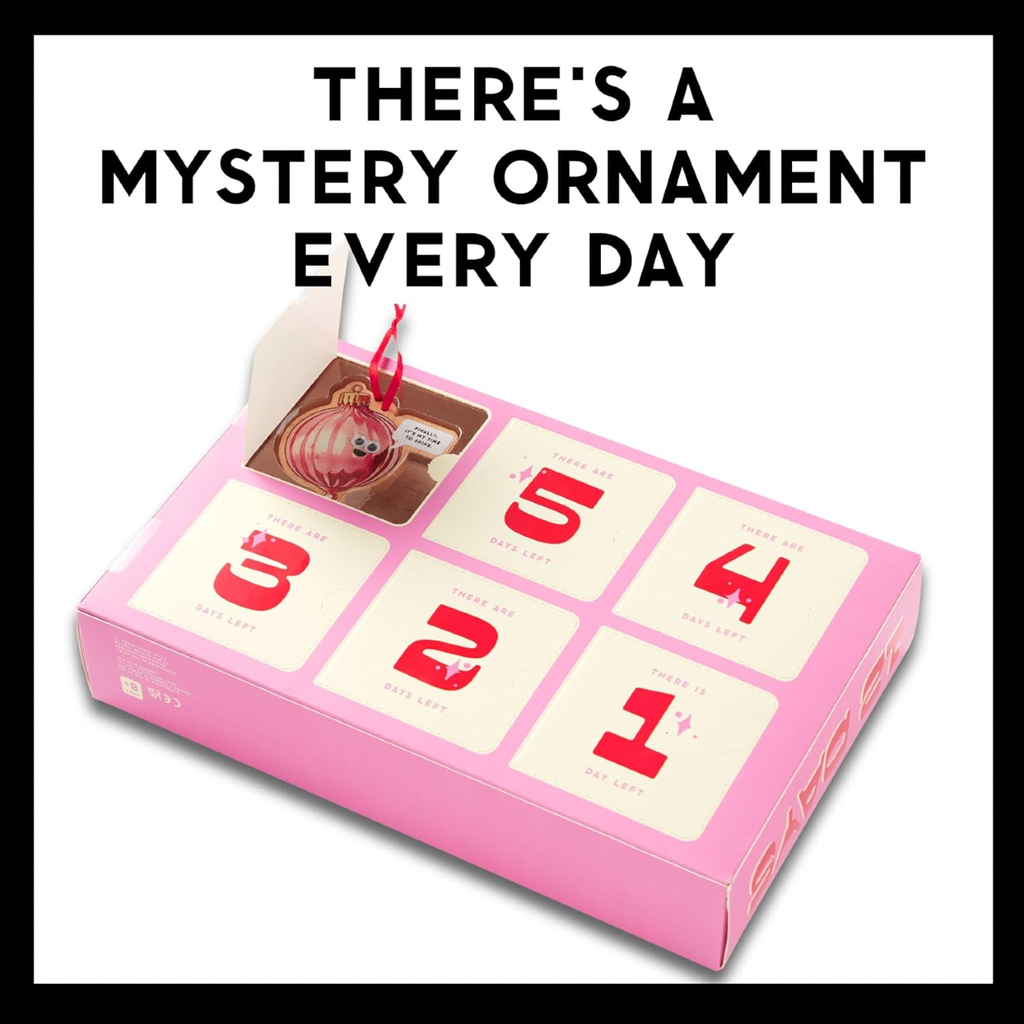 Googly And Bright Holiday Ornament Countown Calendar Chronicle Books - Brass Monkey Holiday