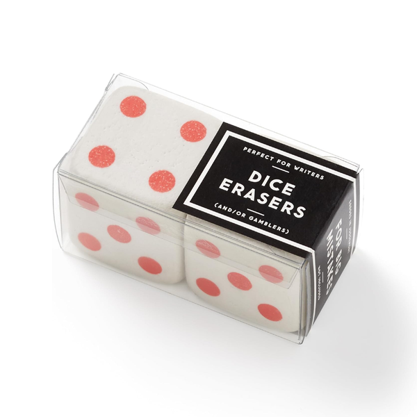 Make Big Mistakes Giant Dice Eraser Set Chronicle Books - Brass Monkey Toys & Games - Art & Drawing Toys