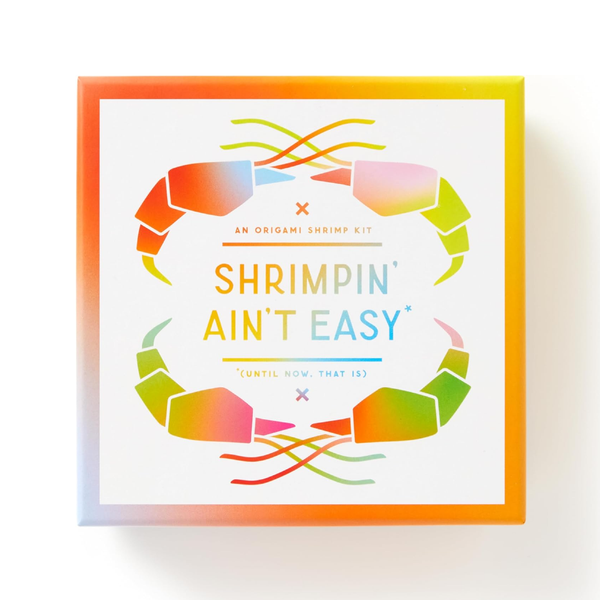 Shrimpin' Ain't Easy Origami Kit Chronicle Books - Brass Monkey Toys & Games - Crafts & Hobbies