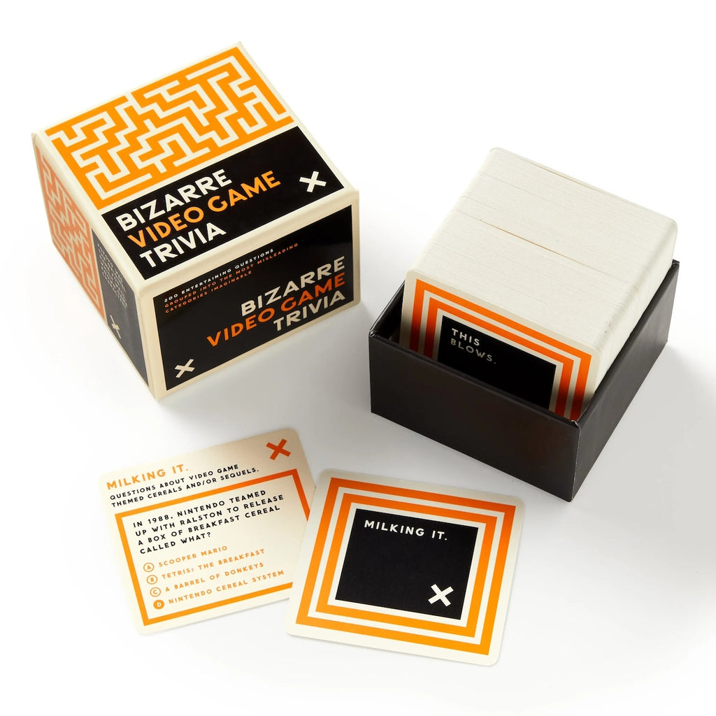 Bizarre Video Game Trivia Game Chronicle Books - Brass Monkey Toys & Games - Puzzles & Games - Games