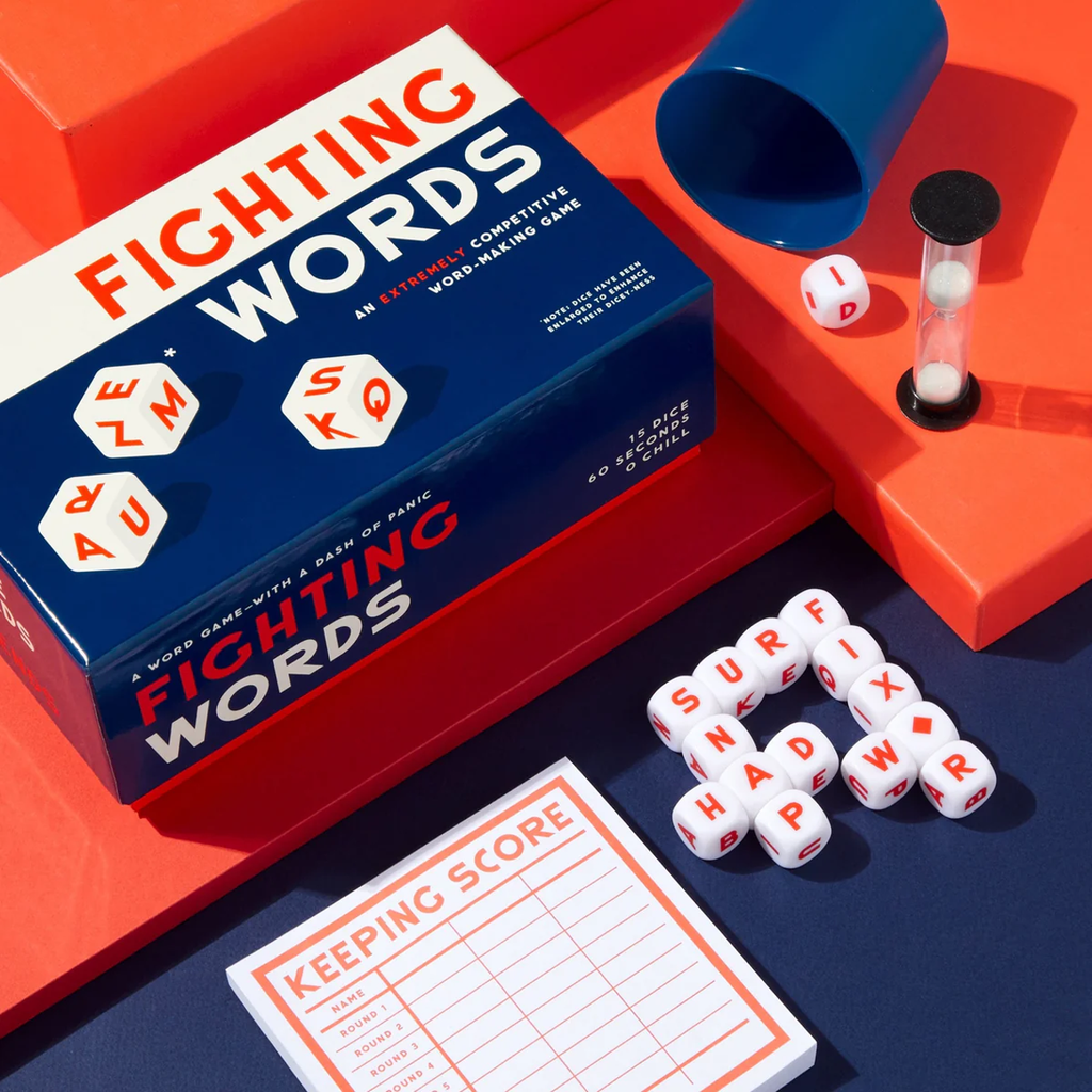 Fighting Words Dice Game Chronicle Books - Brass Monkey Toys & Games - Puzzles & Games - Games