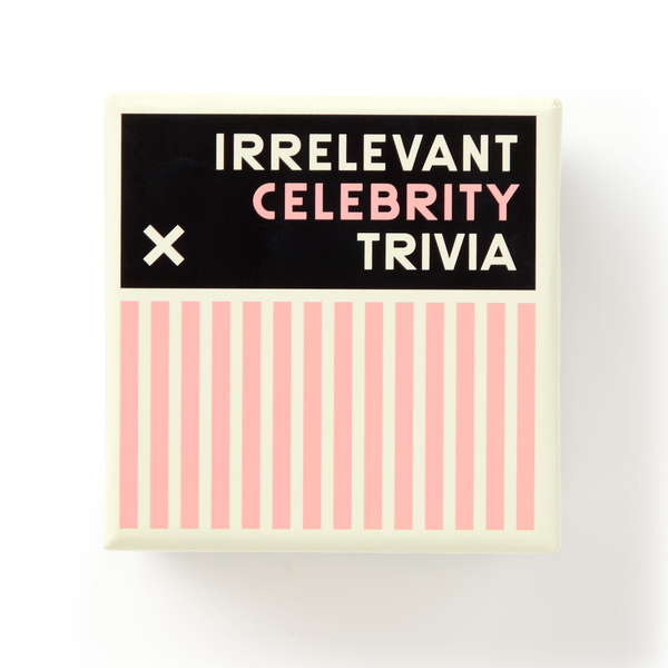 Irrelevant Celebrity Trivia Game Chronicle Books - Brass Monkey Toys & Games - Puzzles & Games - Games