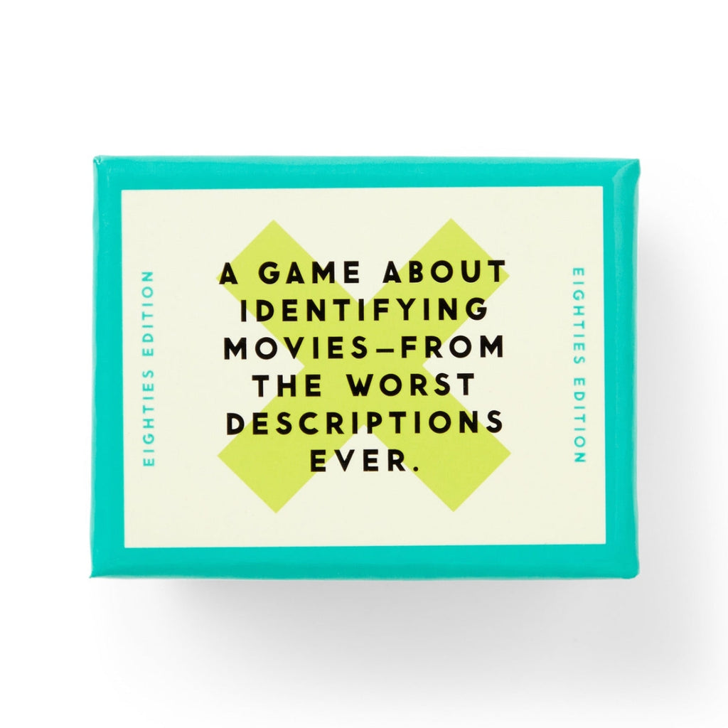 Mini Poorly Explained Movies Game - 80s Edition Chronicle Books - Brass Monkey Toys & Games - Puzzles & Games - Games