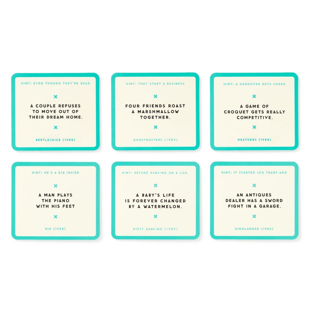 Mini Poorly Explained Movies Game - 80s Edition Chronicle Books - Brass Monkey Toys & Games - Puzzles & Games - Games