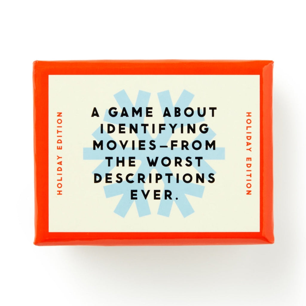 Mini Poorly Explained Movies Game - Holiday Edition Chronicle Books - Brass Monkey Toys & Games - Puzzles & Games - Games
