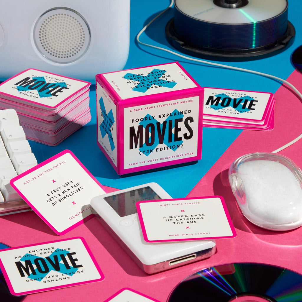 Mini Poorly Explained Movies Game - Y2K Edition Chronicle Books - Brass Monkey Toys & Games - Puzzles & Games - Games