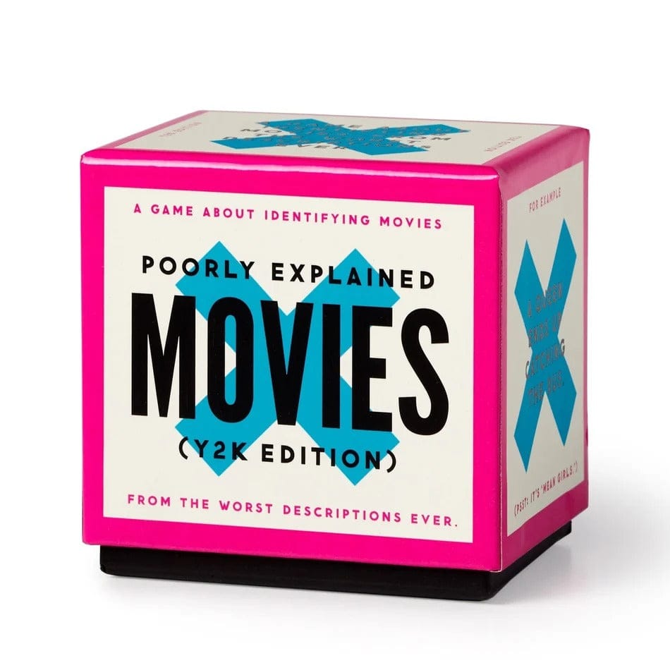 Mini Poorly Explained Movies Game - Y2K Edition Chronicle Books - Brass Monkey Toys & Games - Puzzles & Games - Games