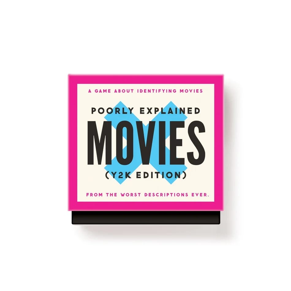 Mini Poorly Explained Movies Game - Y2K Edition Chronicle Books - Brass Monkey Toys & Games - Puzzles & Games - Games
