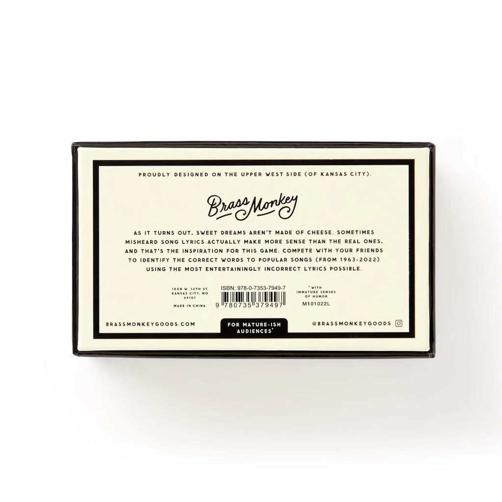 Misunderstood Songs Game Chronicle Books - Brass Monkey Toys & Games - Puzzles & Games - Games