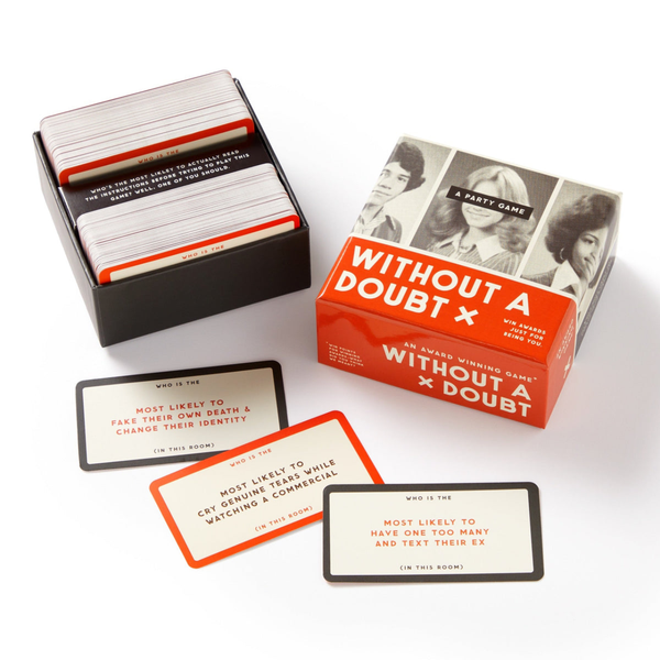 Without A Doubt Yearbook Party Game Chronicle Books - Brass Monkey Toys & Games - Puzzles & Games - Games