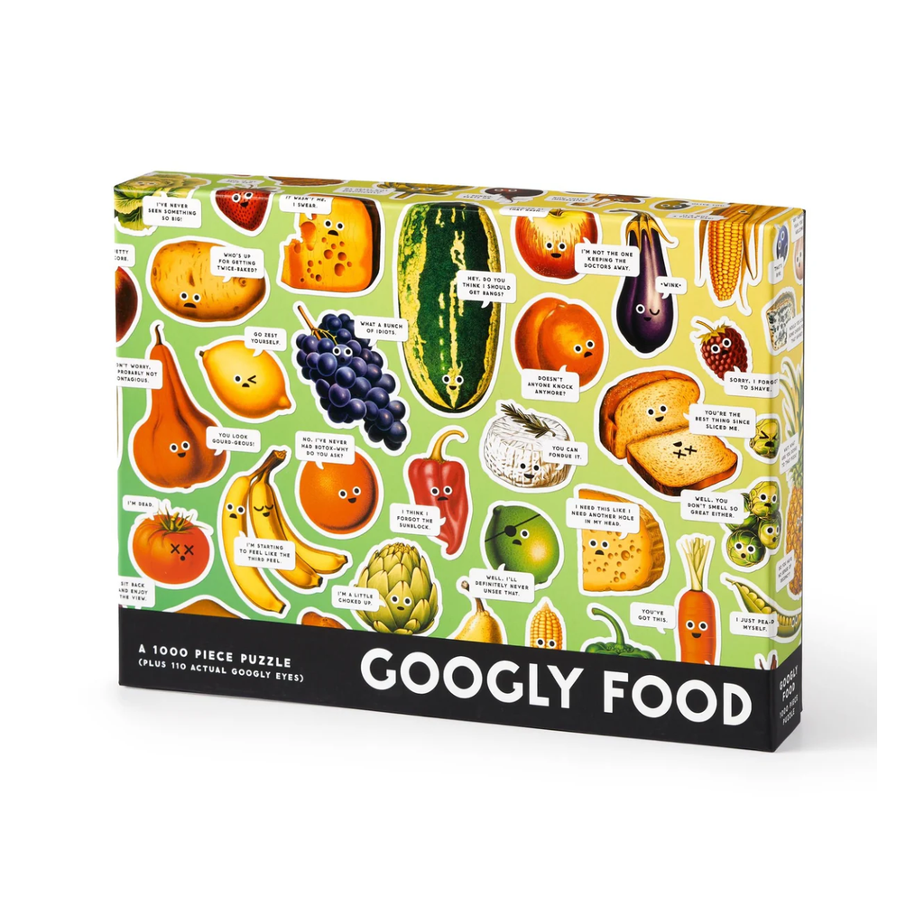 Googly Food 1000 Piece Jigsaw Puzzle Chronicle Books - Brass Monkey Toys & Games - Puzzles & Games - Jigsaw Puzzles