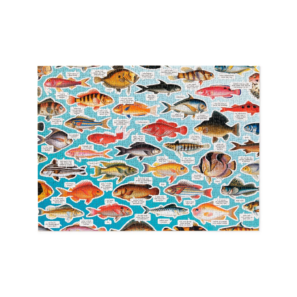 Judgy Fish 1000 Piece Jigsaw Puzzle Chronicle Books - Brass Monkey Toys & Games - Puzzles & Games - Jigsaw Puzzles