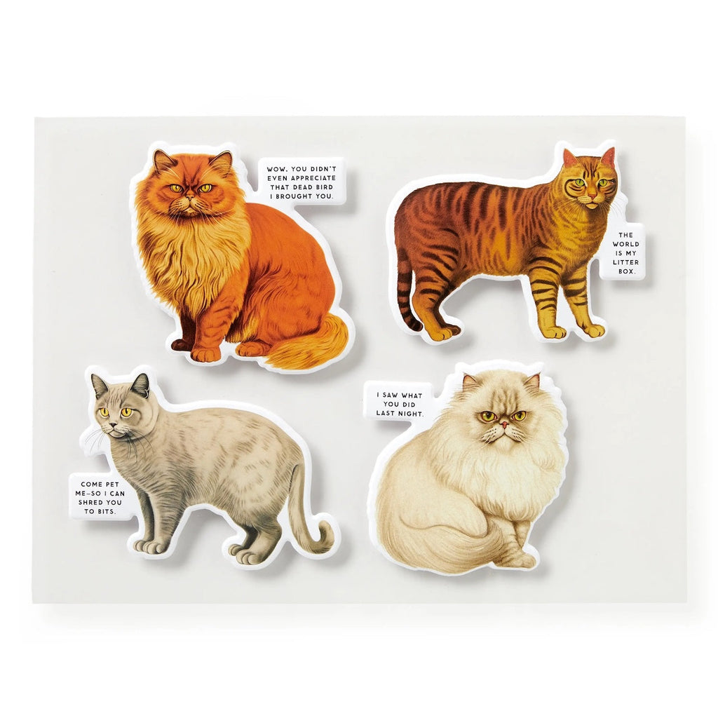 Moody Cats 1000 Piece Jigsaw Puzzle Chronicle Books - Brass Monkey Toys & Games - Puzzles & Games - Jigsaw Puzzles