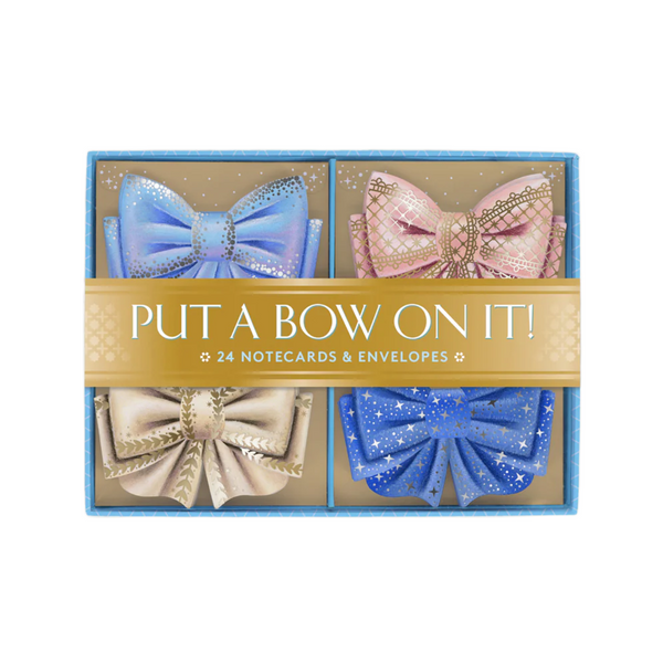 Put A Bow On It Notecards Set Chronicle Books Cards - Boxed Cards - Notecards
