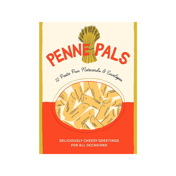 Penne Pals: 12 Pasta Pun Notecards And Envelopes Chronicle Books Cards - Boxed Cards - Post Cards