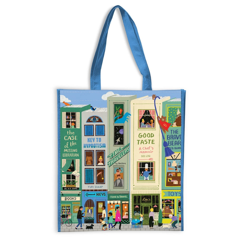 Shopping Bag Reusable Main Street Books Chronicle Books - Galison Apparel & Accessories - Bags - Reusable Shoppers & Tote Bags