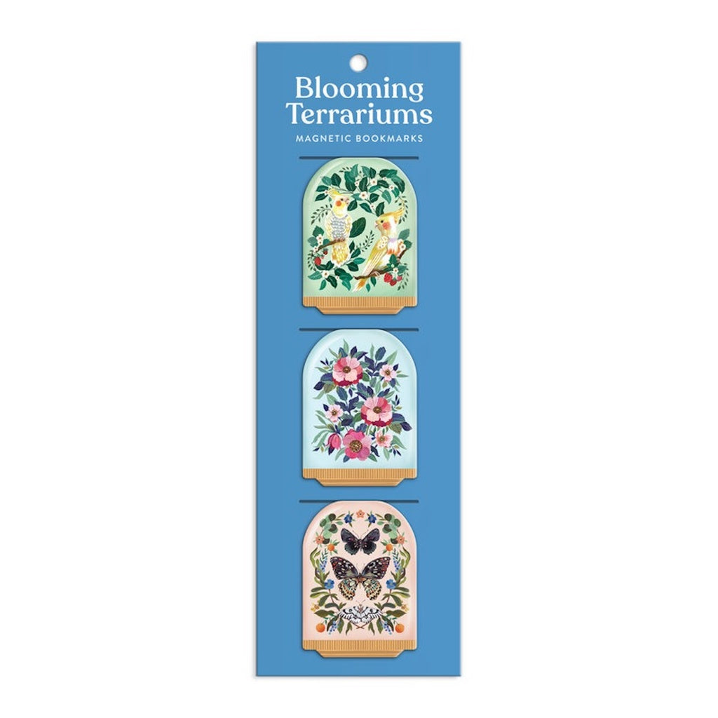 Bookmark Magnet Blooming Terrariums Chronicle Books - Galison Books