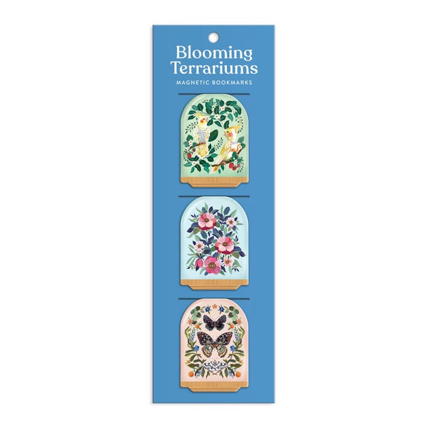 Bookmark Magnet Blooming Terrariums Chronicle Books - Galison Books