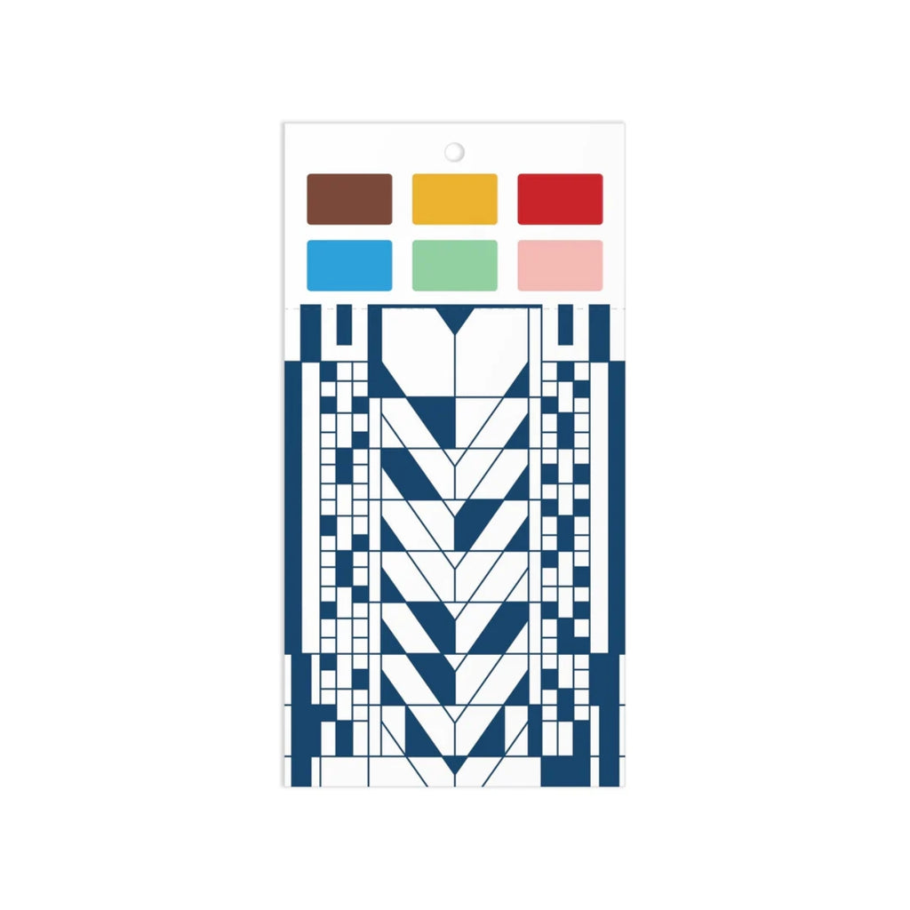 Frank Lloyd Wright Paint-In Print Notecard Set Chronicle Books - Galison Cards - Boxed Cards - Post Cards