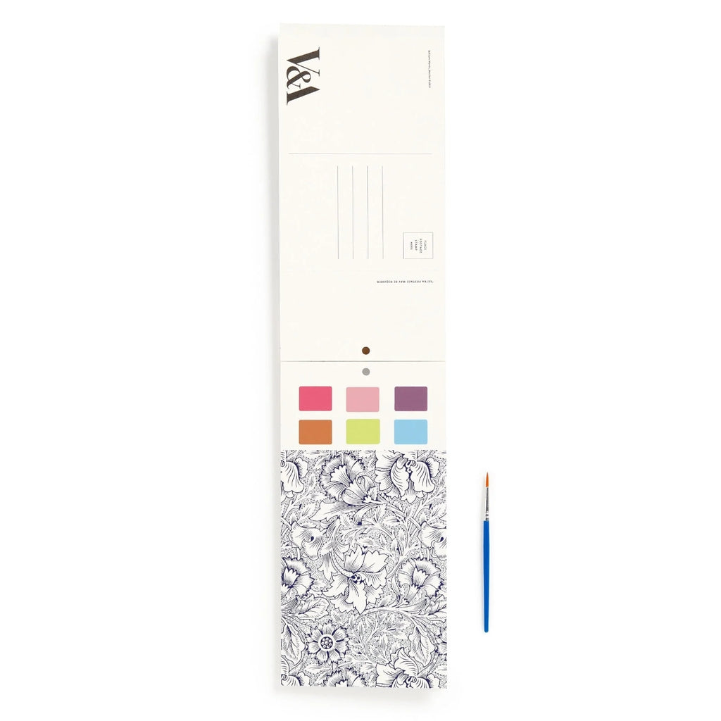 William Morris Paint-In Print Notecard Set Chronicle Books - Galison Cards - Boxed Cards - Post Cards