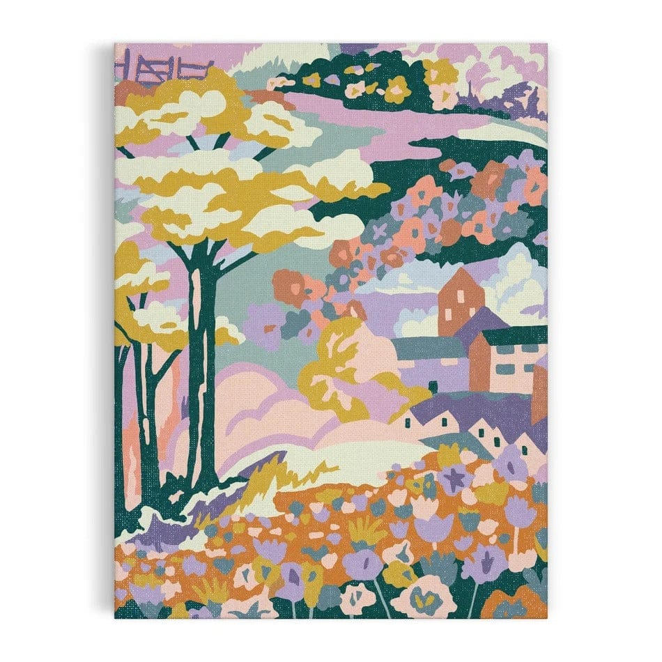 Liberty Coastal Parade 9 x 12" Paint by Number Kit Chronicle Books - Galison Toys & Games - Art & Drawing Toys