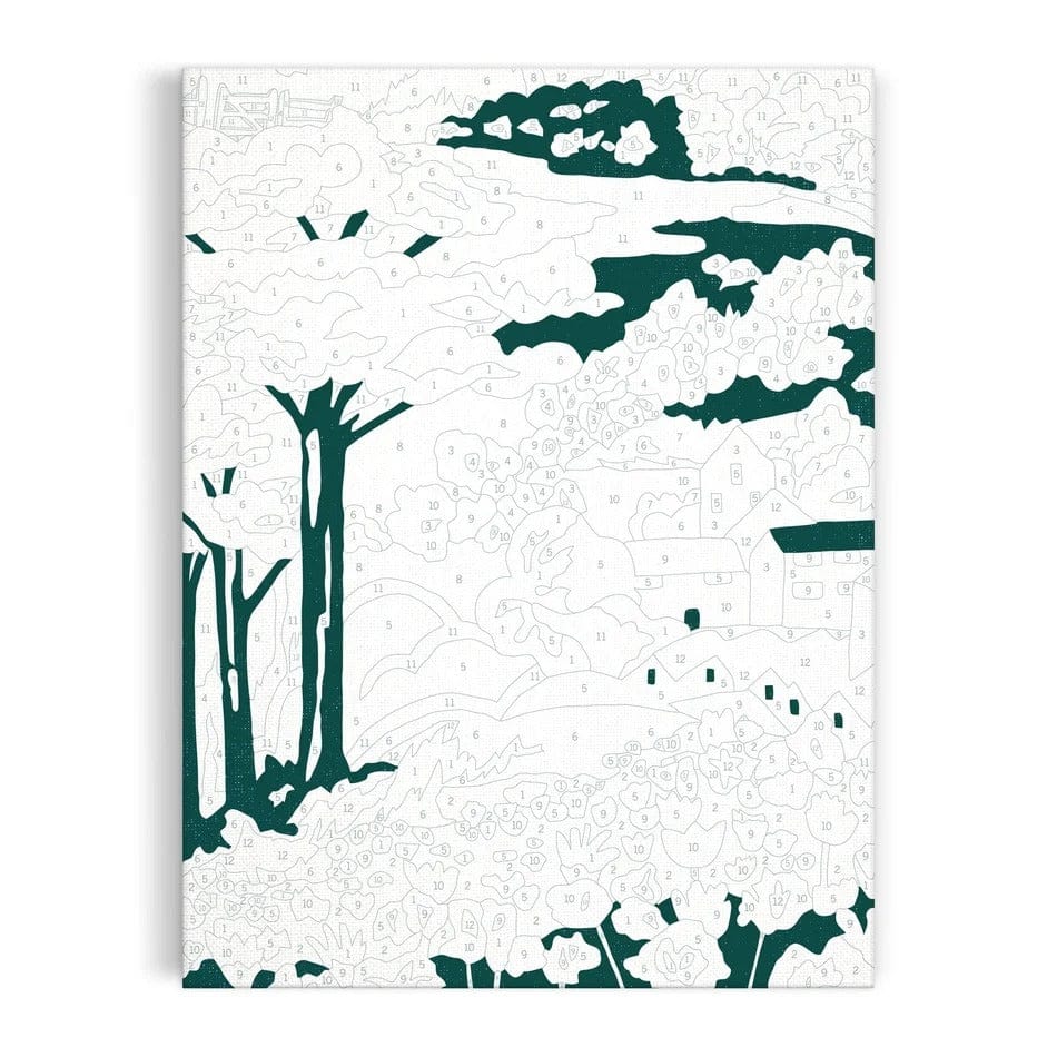 Liberty Coastal Parade 9 x 12" Paint by Number Kit Chronicle Books - Galison Toys & Games - Art & Drawing Toys