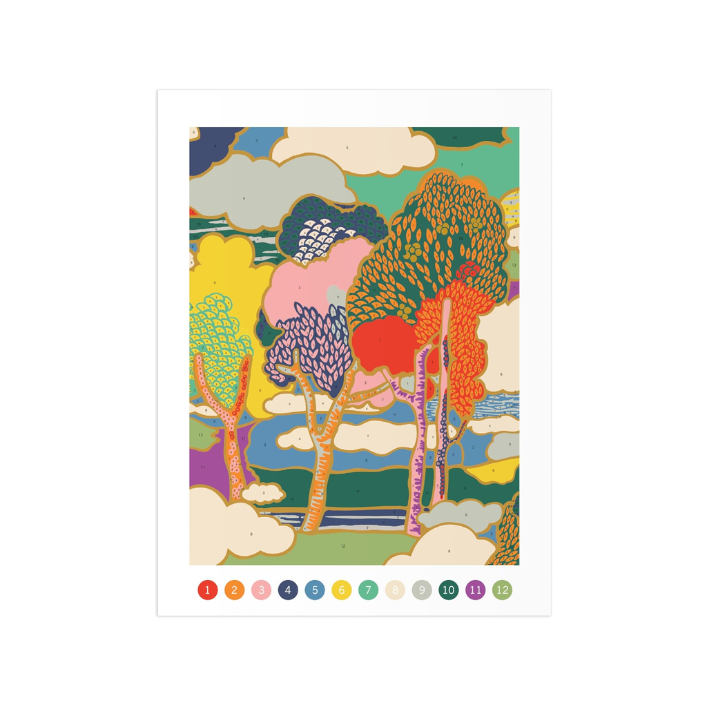 Liberty Prospect Road Paint By Number Kit Chronicle Books - Galison Toys & Games - Art & Drawing Toys