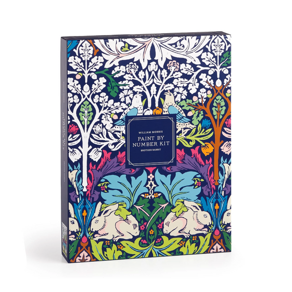 William Morris Brother Rabbit Paint by Number Kit Chronicle Books - Galison Toys & Games - Art & Drawing Toys