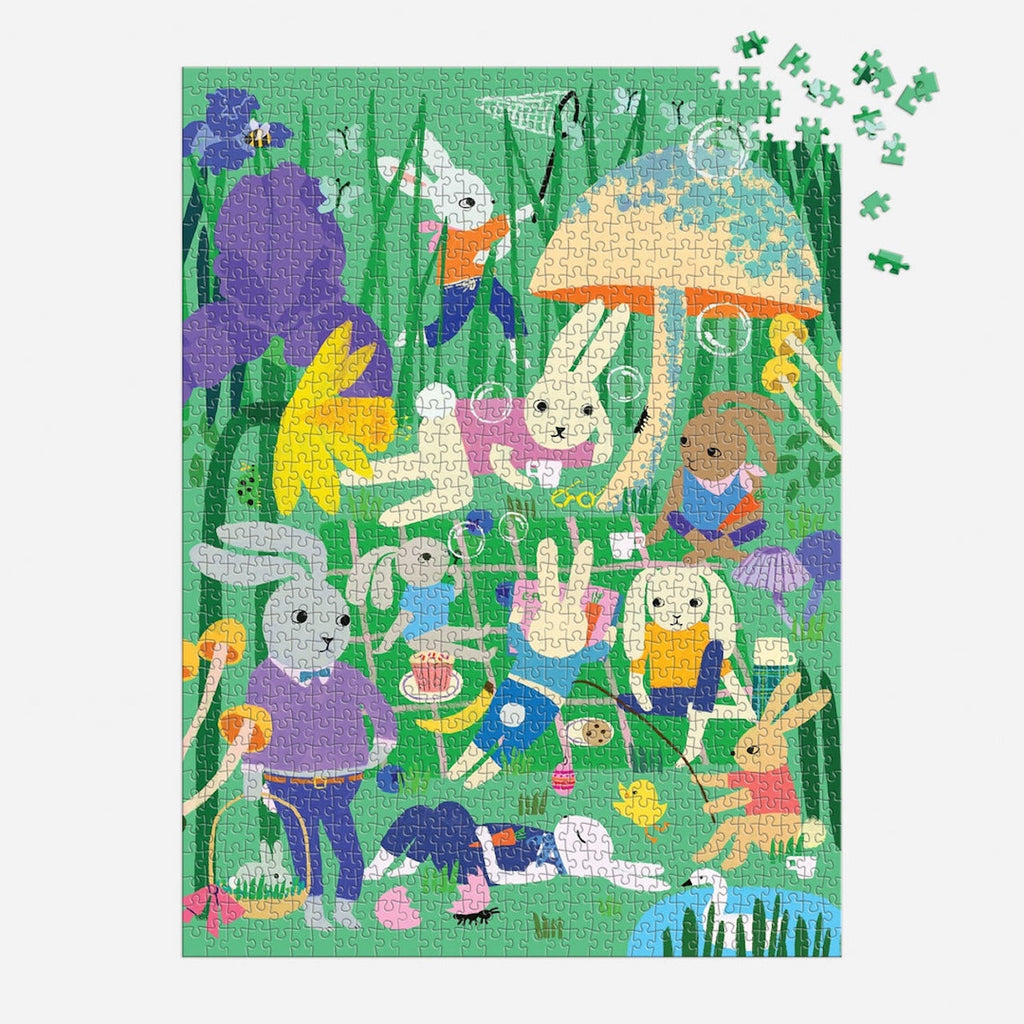 Bunny Daydream 1000 Piece Jigsaw Puzzle Chronicle Books - Galison Toys & Games - Puzzles & Games - Jigsaw Puzzles