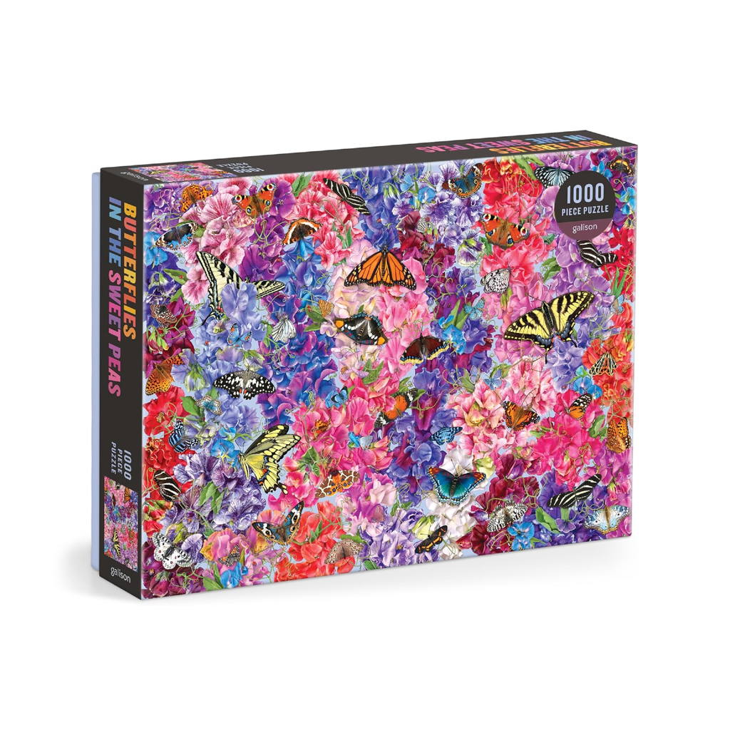 Butterflies In The Sweet Peace 1000 Piece Jigsaw Puzzle Chronicle Books - Galison Toys & Games - Puzzles & Games - Jigsaw Puzzles