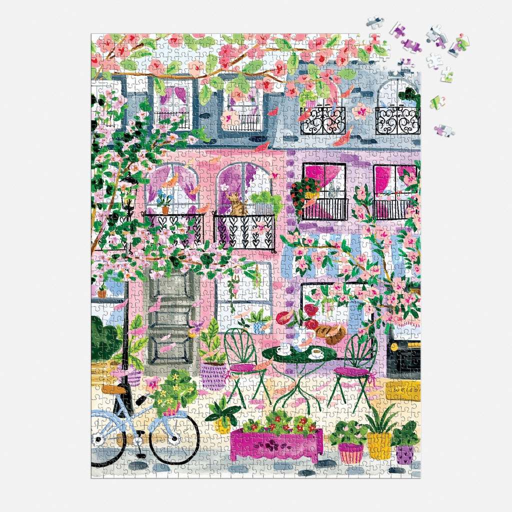 Cherry Lane Blossoms 1000 Piece Jigsaw Puzzle Chronicle Books - Galison Toys & Games - Puzzles & Games - Jigsaw Puzzles
