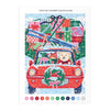 Christmas Joyride 9 x 12" Paint by Number Kit Chronicle Books - Galison Toys & Games - Puzzles & Games - Jigsaw Puzzles