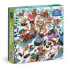 Dashing All The Way 500 Piece Jigsaw Puzzle Chronicle Books - Galison Toys & Games - Puzzles & Games - Jigsaw Puzzles