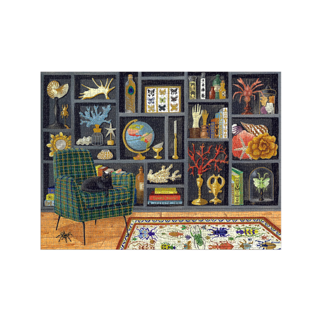 Eclectic Treasures Foil1000 Piece Jigsaw Puzzle Chronicle Books - Galison Toys & Games - Puzzles & Games - Jigsaw Puzzles