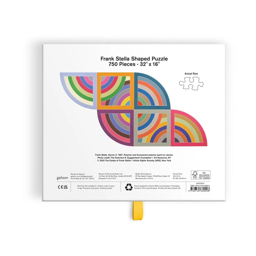 Frank Stella Harran II Shaped 750 Piece Jigsaw Puzzle Chronicle Books - Galison Toys & Games - Puzzles & Games - Jigsaw Puzzles