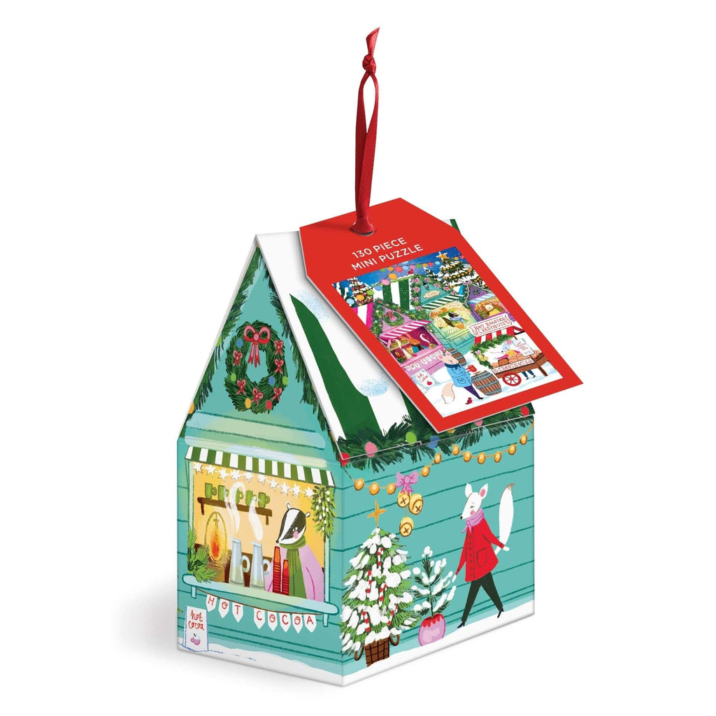 Holiday Market 130 Piece Jigsaw Puzzle Ornament Chronicle Books - Galison Toys & Games - Puzzles & Games - Jigsaw Puzzles