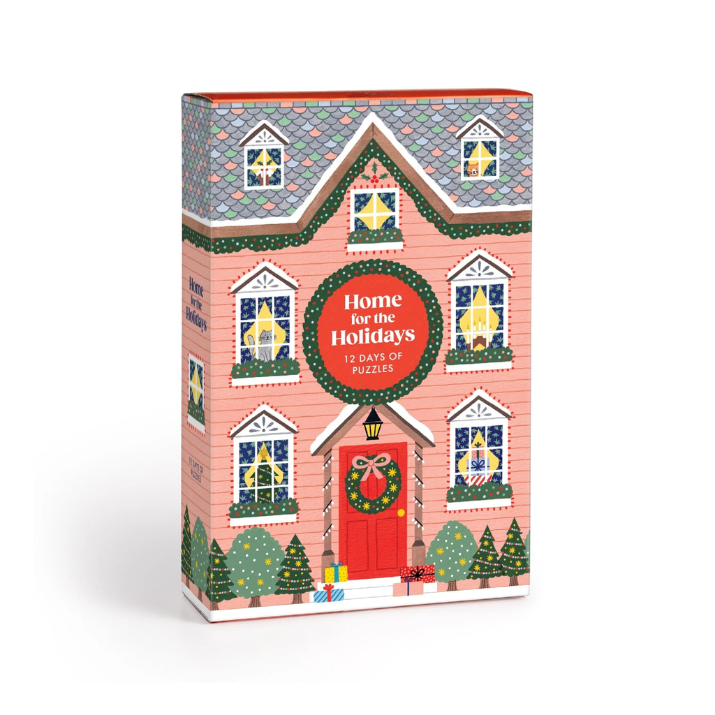 Home For The Holidays Advent Calendar 500 Piece Jigsaw Puzzle Chronicle Books - Galison Toys & Games - Puzzles & Games - Jigsaw Puzzles