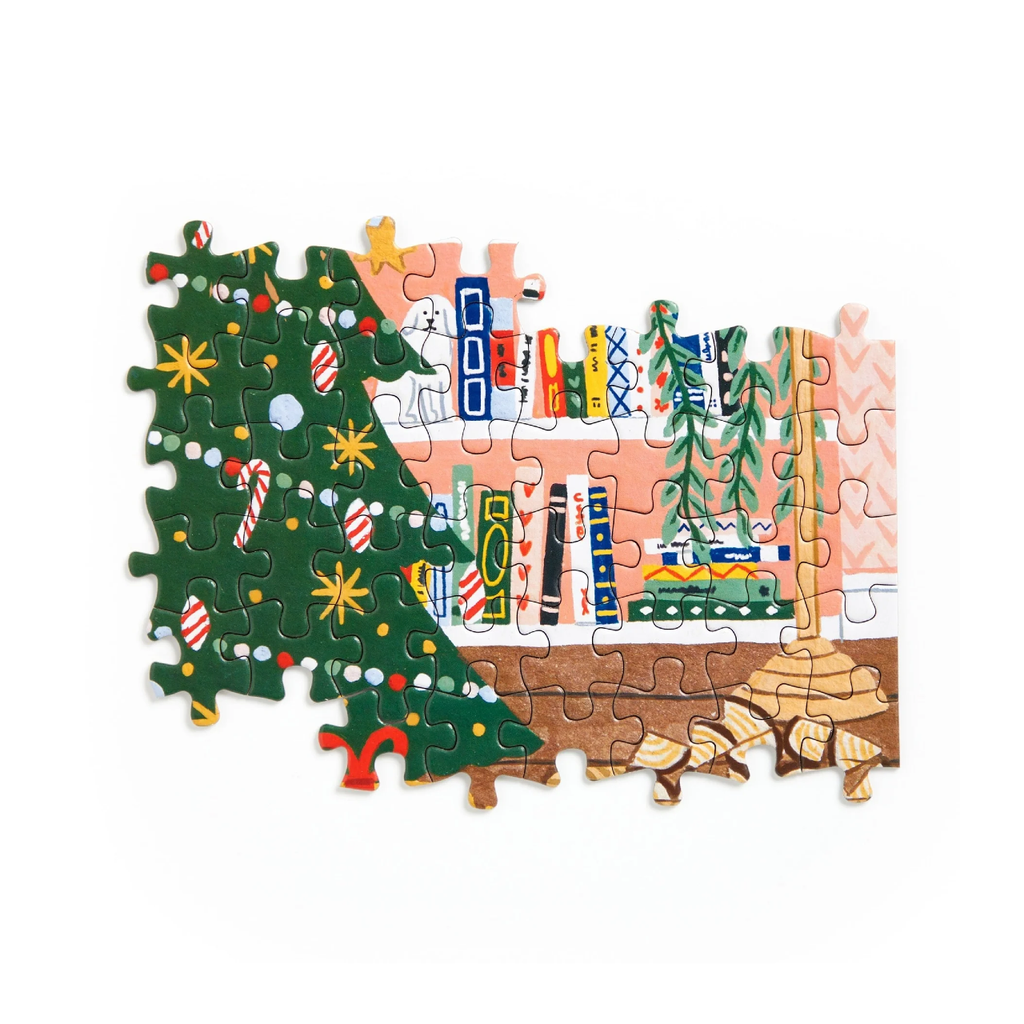 Home For The Holidays Advent Calendar 500 Piece Jigsaw Puzzle Chronicle Books - Galison Toys & Games - Puzzles & Games - Jigsaw Puzzles